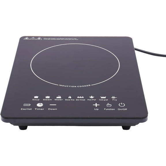 Portable Induction Cooktop,750W Countertop Induction Heater,Multi-Function Countertop Burner 110V Portable Electric Burner Hot Plate with LCD Display for Dorm Rooms, Kitchens,Restaurants