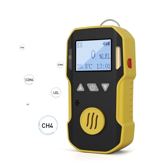 Portable Industry Combustible Gas Detector Methane Ethane Propane EX CH4 C2H6 LPG gas leak Analyzer for Home Kitchen