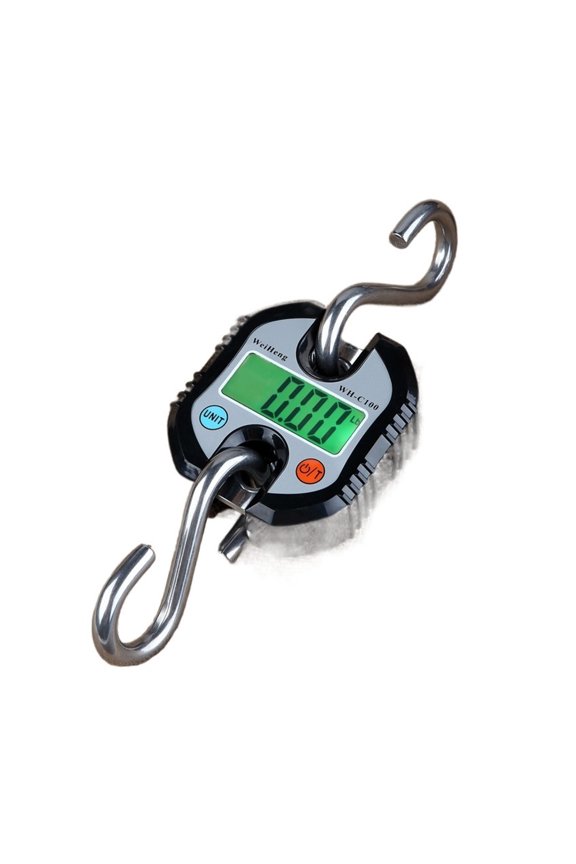 Portable Industry Crane Scale Heavy Duty Digital Hanging Hook Scales LCD Loop Weight Balance Stainless Steel ,Easy Use