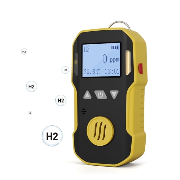 Portable Industry Hydrogen Gas Detector H2 Gas Leak Analyzer 1000PPM Three Alarms For Security