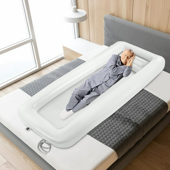 Portable Inflatable Bathtub for Bedridden Individuals  Convenient Shower Solution with Electric Air Pump & Water Bag for Elderly, Pregnant Women, and Disabled