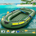 thumbnail image 1 of Portable Inflatable Boat Canoe Inflatable Fishing Kayak Rafting & Fishing Boats Raft With Oars Pump For Adult Outdoor fishing, river and lake exploration, sunbathing, folding kayak for drifting, with, 1 of 10