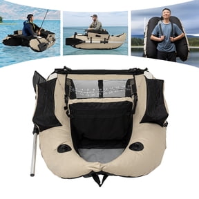 Portable Inflatable Boat Fishing Dinghy Boat Sport Backrest Adjustable 130kg