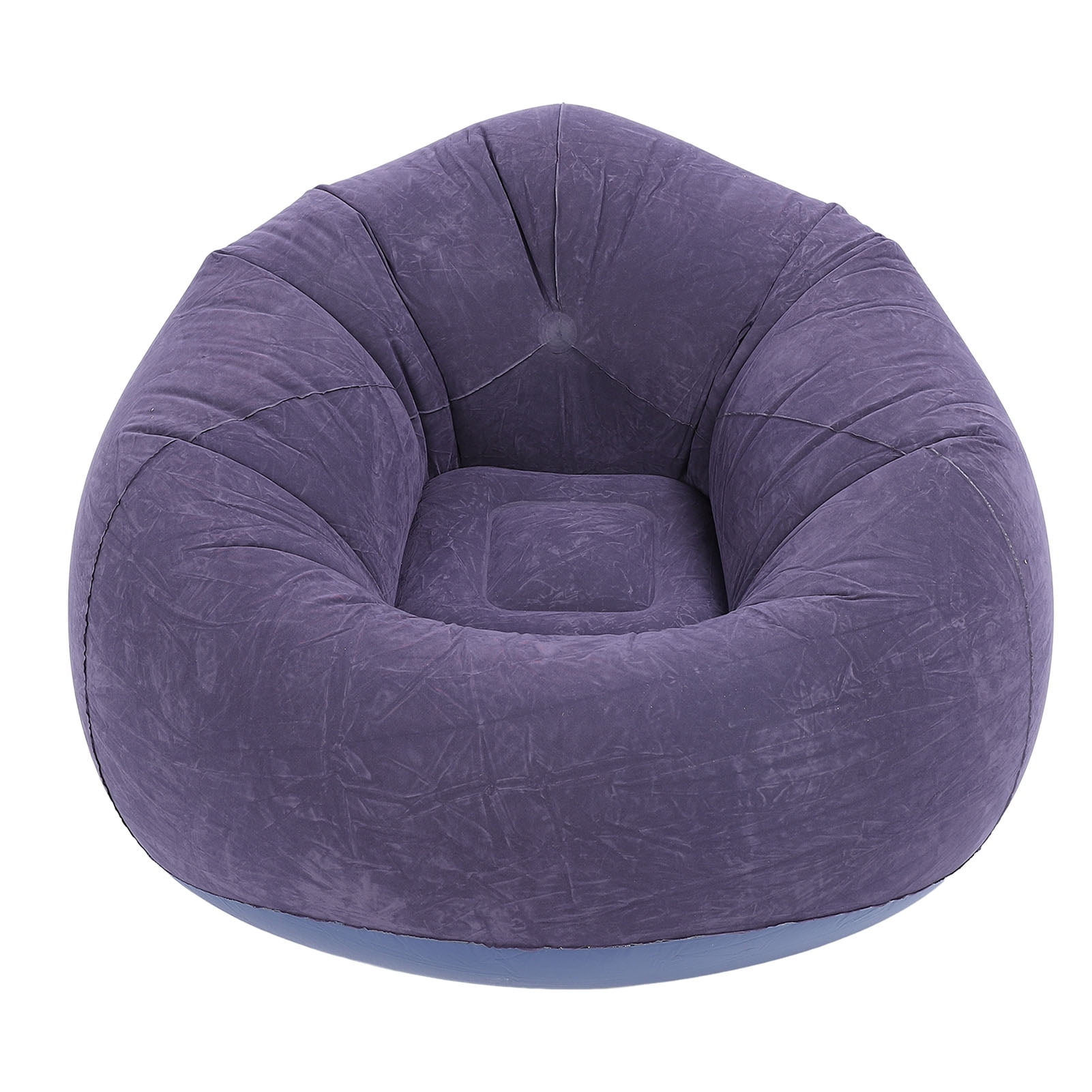Portable Inflatable Chair, Flocked PVC, 80kg Capacity, For Home, Office ...