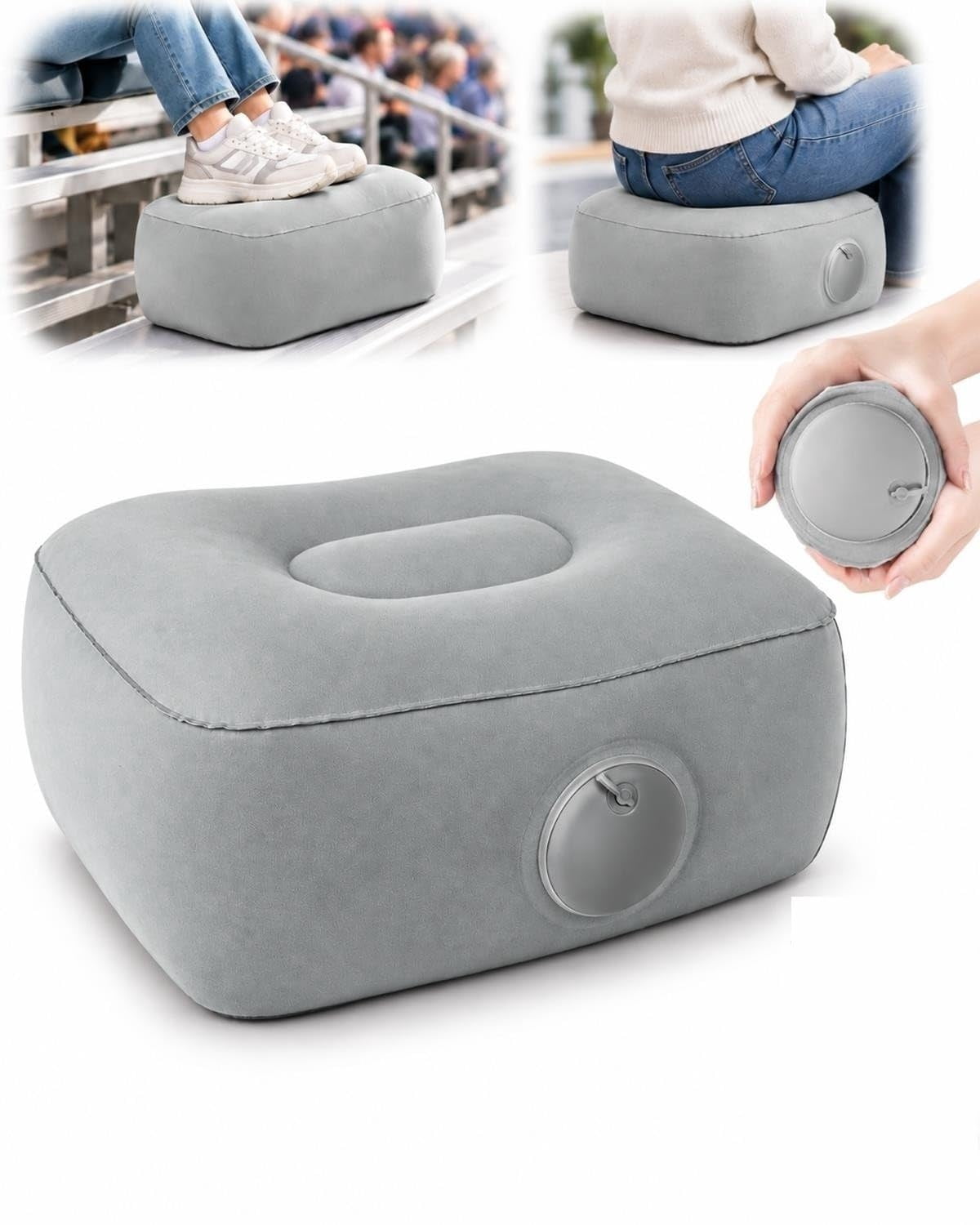 Portable Inflatable Concert Cushion, Adjustable Inflatable Seat Cushion ...