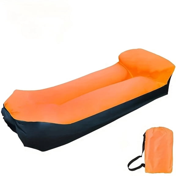 Portable Inflatable Lounge Chair with Pillow - Waterproof Sofa for Camping, Beach & Festivals