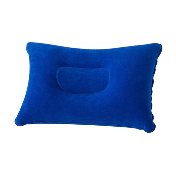 Portable Inflatable Pillow - Compact Air Pillow,Inflatable Travel Pillow Thicken Flocked Outdoor Cushion for Comfort Lightweight Design for Home and Camping Cervical Support