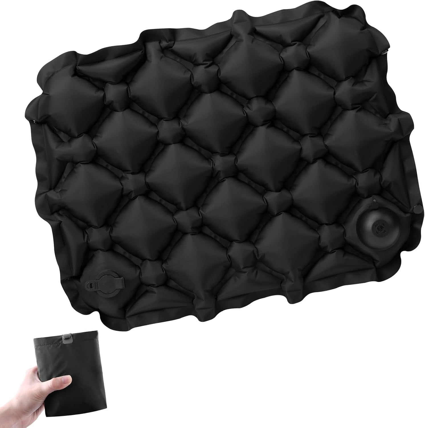Portable Inflatable Travel Seat Cushion, Lightweight Air Stadium Pad ...