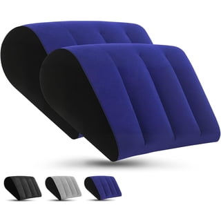 Portable Inflatable Wedge Pillow for Camping - 2Pack Body Positioner Bed Wedge Pillow for Sleeping Support,18in Adjustable Traveling Cushion,Lightweight Bed Leg Elevation Partner Wedges