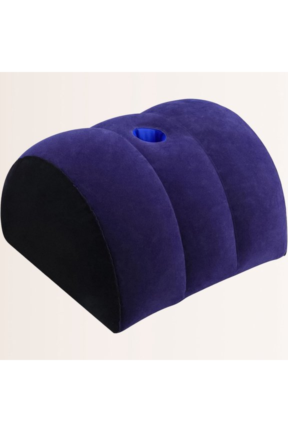 Portable Inflatable Wedge Pillow - Ultralight Travel Cushion for Leg Elevation, Knee & Back Support, Adjustable Firmness for Camping, Car, Home & Hotel