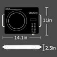 thumbnail image 1 of Portable Infrared Burner 3500W with 3 Hours Timer - Electric Hot Plate Touch Control Glass Cooktop for Cooking, 1 of 6