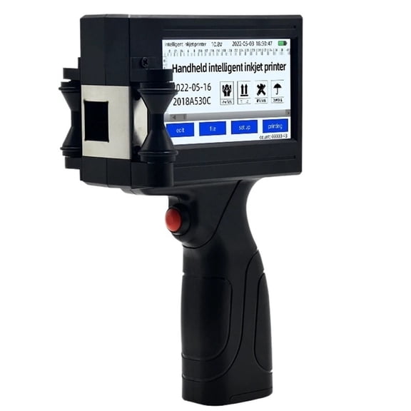 Portable Inkjet Printer Production Date Batch Number Code Coding Machine Suitable For Carton Plastic Bag Outer Packaging ,Fast-Drying Ink with Crisp Output