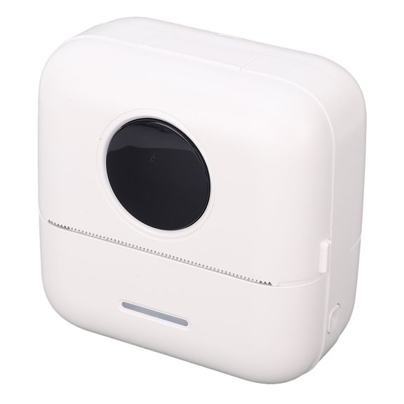 Portable Inkless Thermal Mini Sticker Printer with 10 Rolls Self-Adhesive Paper (2.24 x 1.02 inches / 57 x 26 mm), Bluetooth Pocket Smart Receipt Photo Printer for iOS & Android