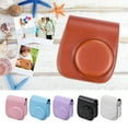 thumbnail image 1 of Portable Instant Camera Case Bag Holder PU Leather with Shoulder Strap Compatible with Fujifilm Fuji Instax Mini 11, 1 of 6