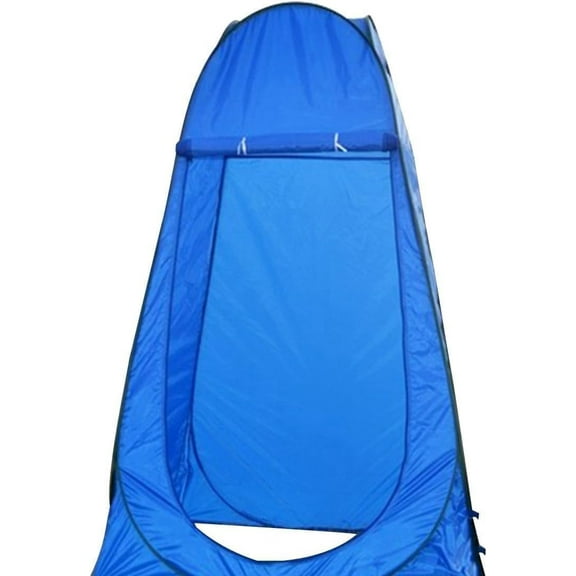 Portable Instant Camping Pop Up Tent - Camping Beach Shade Outdoor Setup for Privacy Shower, Toilet for Family Camping Hiking & Traveling Tent with Bag (Blue)
