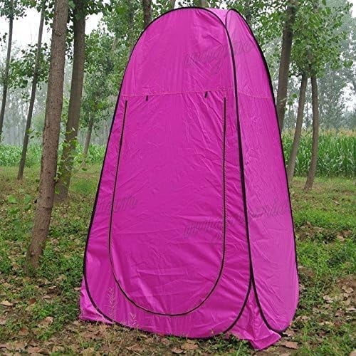 Portable Instant Camping Pop Up Tent - Beach Shade  Privacy Shower, Toilet for Tent with Bag (Pink)