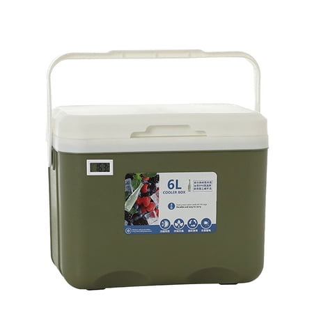 Portable Insulated 6L Cooler for Food and Ice Ideal for Fishing Camping and Outdoor Adventures