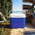 thumbnail image 1 of Portable Insulated Cooler Box, Large Capicity Camping Cooler Lunch Box Hard Travel Coolers Leak-Proof Ice Chest with Handles for Tailgating, Beach, Picnic, 1 of 7