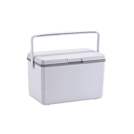 Portable Insulated Ice Chest Suitable for Camping Outdoor Picnics with Ergonomic Handle and PP Construction