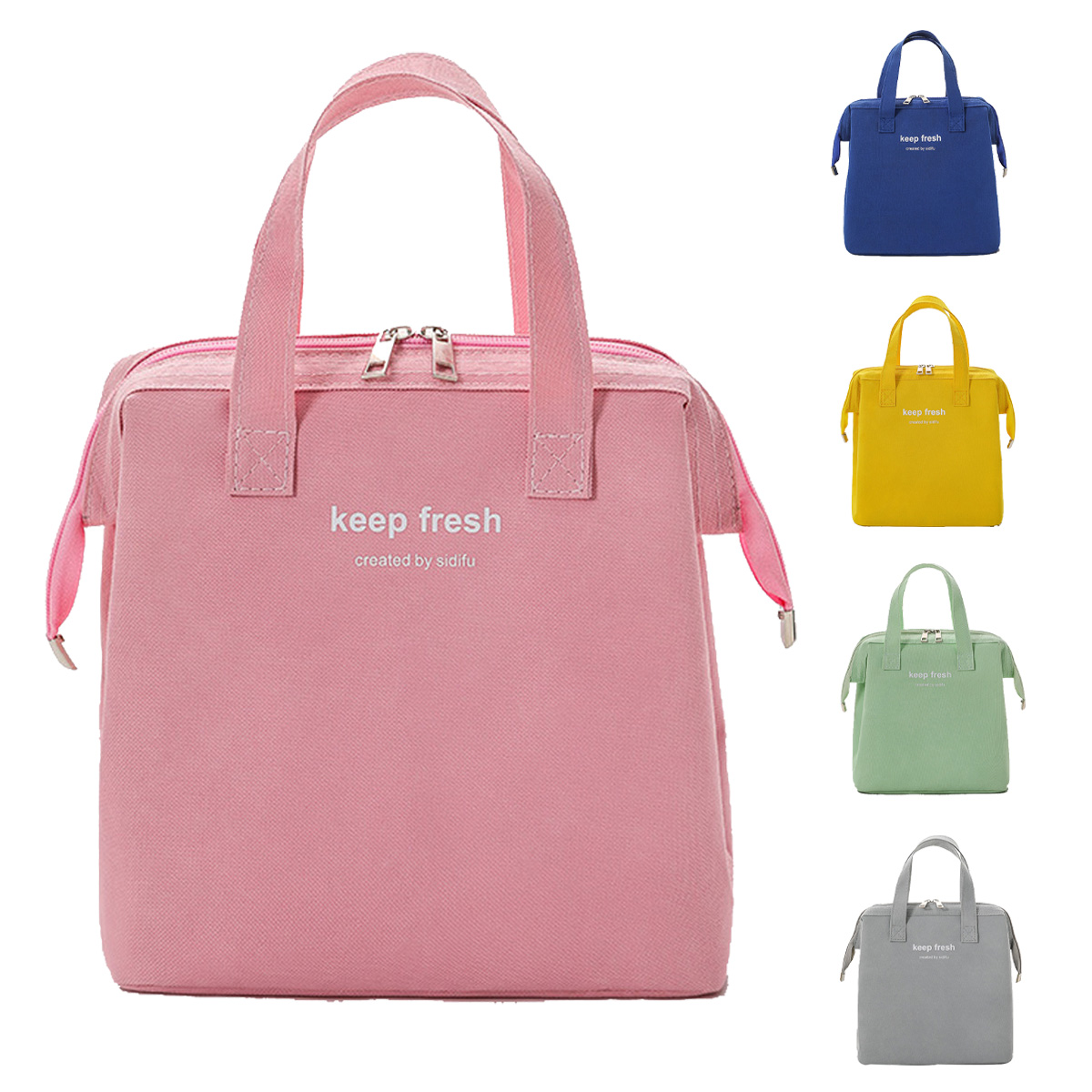 Portable Insulated Lunch Box Bag Aluminum Foil Bento Bag for Work