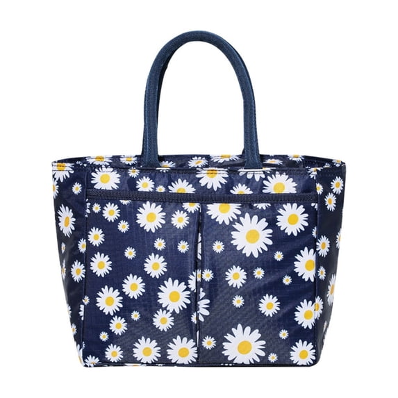 Portable Insulated Lunch Cooler Bag With Handle Thermal Food Storage Box For Travel Office Car Picnic And Outdoor Use