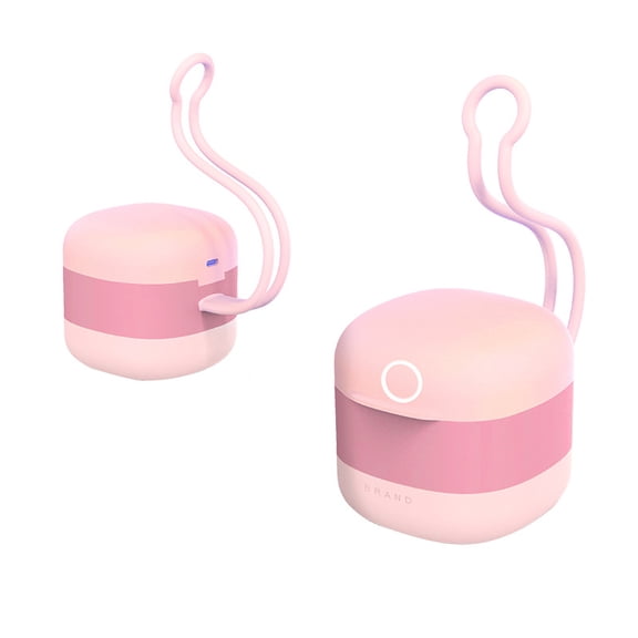 Portable Intelligent Induction UV Sterilization Disinfection Box for Baby Pacifiers and Tooth Gel - LED UV Sterilizer in White, Pink, and Orange - PINK