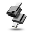 thumbnail image 1 of Portable Interface Data Transfer Memory Expansion Adopter Converter Plug Phone OTG Card Reader Type C/Micro To TF Adapter BLACK MICRO USB TO TF ADAPTER, 1 of 8