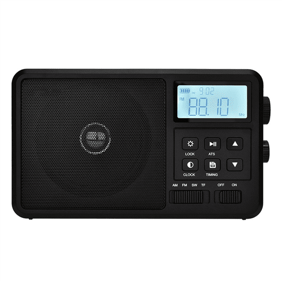 Portable Internet Radio Best Reception FM Bluetooth Radios Speaker LCD Screen Support Alarm Clock Sleep Timer US Plug