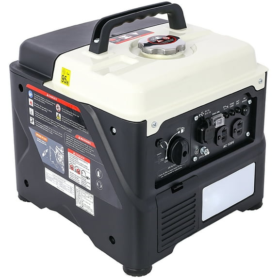 Portable Inverter Generator 1200W Gas Powered Ultra-Quiet Generator For Outdoor Camping Travel Backup Home Use
