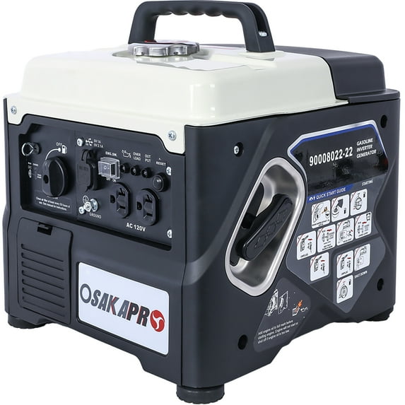 Portable Inverter Generator 1200W ultra-quiet gas engine EPA Compliant Eco-Mode Feature Ultra Lightweight for Backup Home Use & Camping