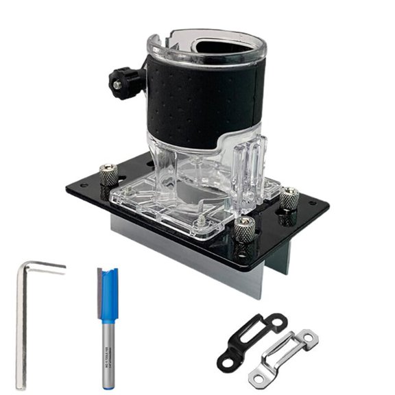 Portable Invisible Connector 2 in 1 Slotter Punch Locator Furniture Trimming Machine Slotting Milling Woodworking Tools