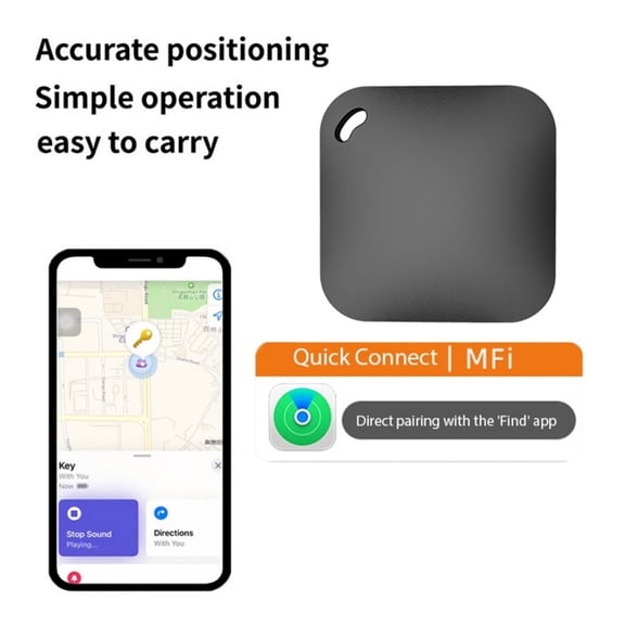 ,Portable Item Locator Key Portable Item Car One-click Bt Children Children Car Item Locator Bike One-click Key Portable Black