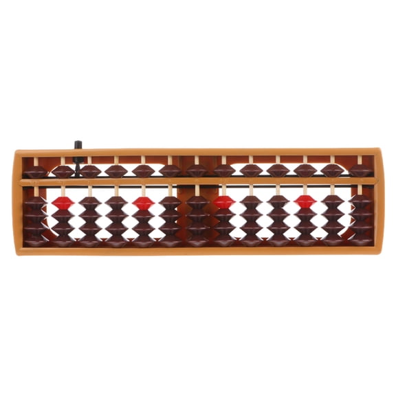 Portable Japanese 13 Digits Column Abacus Arithmetic Soroban Caculating School f