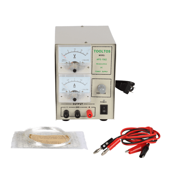 Portable Jewelry Plating Machine Digital Gold & Silver Electroplating Kit, Adjustable Voltage Professional Tool for Jewelry Plating