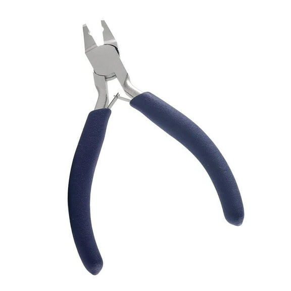 Portable Jewelry Tool Small Crimping Pliers Crimp Bead Pliers Flexes Wire Pliers Steel Texture Suitable for Filled Beads