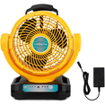 thumbnail image 1 of Portable Jobsite Fan Cordless For Dewalt 14.4V-20V Max Li-Ion Battery Workshop, 1 of 7