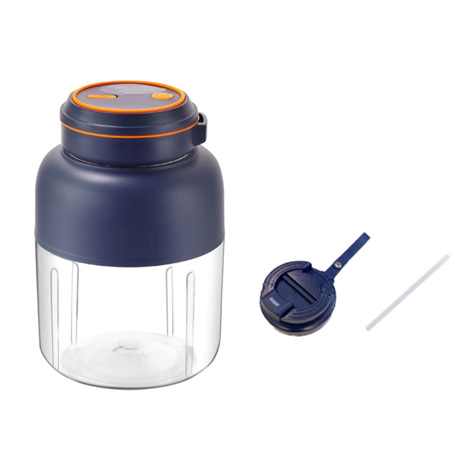 Portable Juice Cup Blender for Smoothies Shakes Fruit Crush, 6.89x4.33 Inch USB Charging Cordless, Powerful Blades Blending for Small Ice Kitchen Outdoor