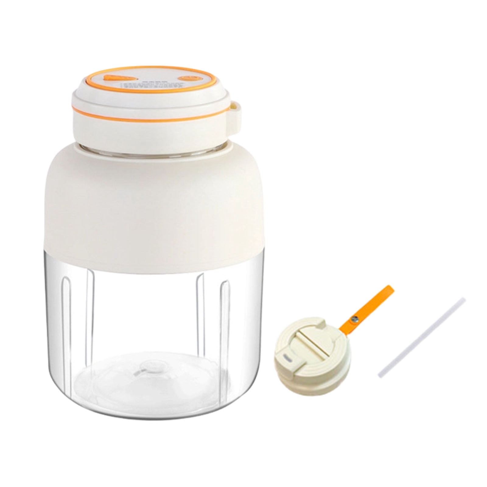 Portable Juice Cup Blender for Smoothies Shakes Fruit Crush, 6.89x4.33 Inch USB Charging Cordless, Powerful Blades Blending for Small Ice Kitchen Outdoor