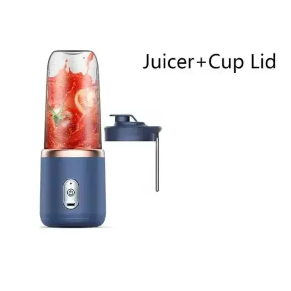 Portable Juicer Blender 400ml Electric Fruit Juicer USB Charging Lemon Orange Fruit Juicing Cup Smoothie Blender Machine