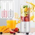 thumbnail image 1 of Portable Juicer Cup | USB Rechargeable Personal Blender 500ml | Compact Travel Size Electric Mixer | Stainless Steel Blades | Easy Clean | Lightweight & Safe | For Smoothies, Protein Shakes, 1 of 5