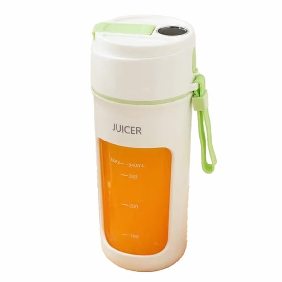 Portable Juicer Electric Blender Multifunction Maker Machine Fruit Extractors Smoothies Mixer 6 Blades 1200mAh Green