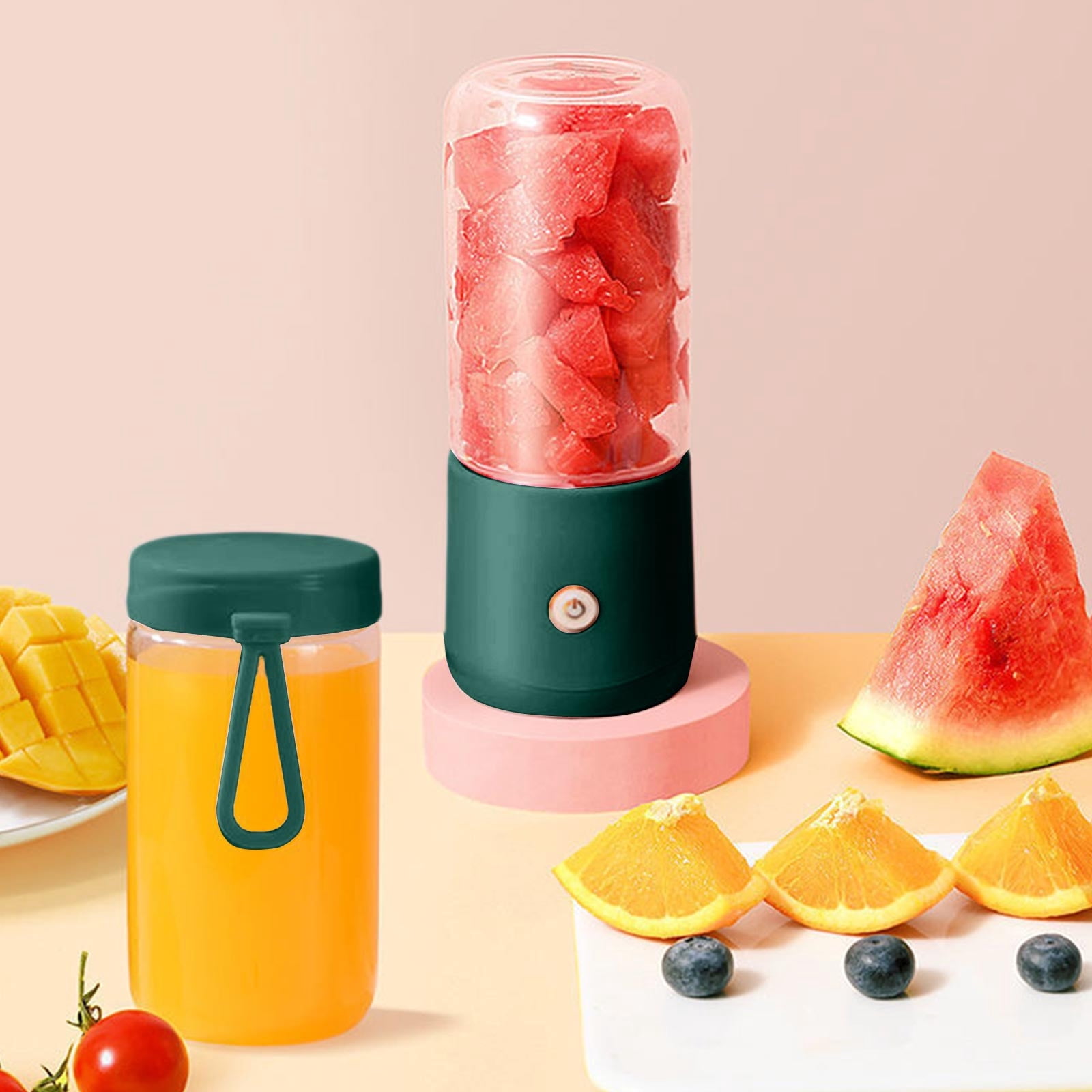Portable Juicer,Wireless Juicer,Mini Fruit Blender,Vegetable Juicer,Automatic Juice Extractor,Travel Juicer,Portable Juicer Cup,Type-C Charging,Fast Juicing,On-The-Go Juicer,One-Click Operation