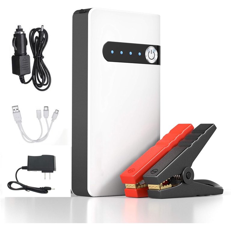 auto starter car vattery recharger with flashlight BoostHero Vehicle Jump Starter, & Power Bank, Black an override button allows you to jump start low 10A Portable Car Jump Starter