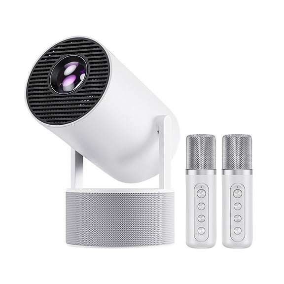 Portable KTV Projector WiFi Mini Home Karaoke System for Movie Nights and Indoor Parties