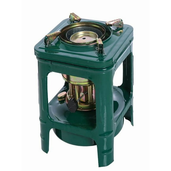 Portable Kerosene Stove - 8-Hole Fast Heating, Dual Fuel (Kerosene/), Adjustable Firepower, 4-6H Runtime Camping/Hiking/Picnic Cooktop for 1-2 People