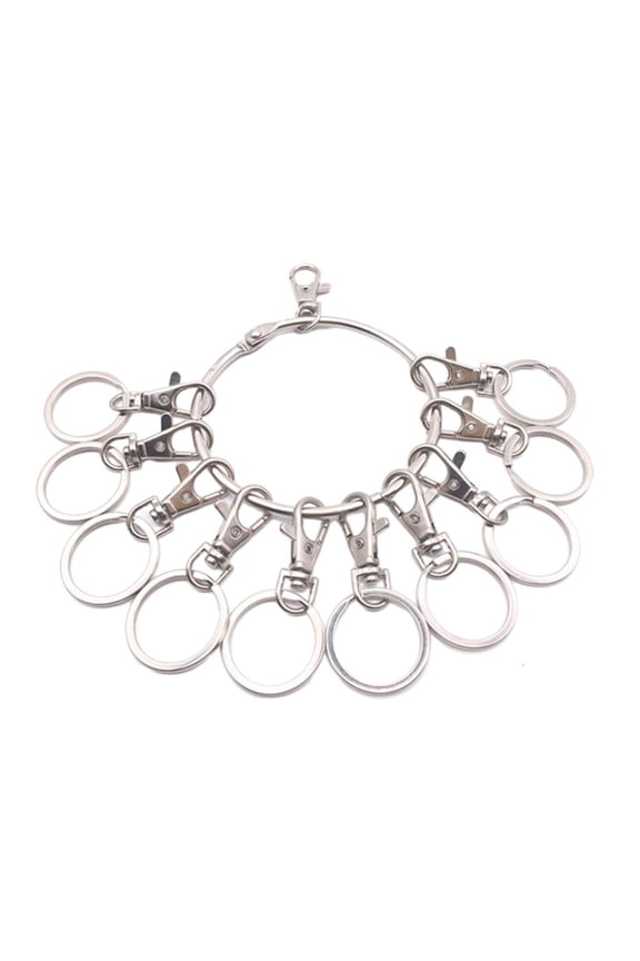 Large Round Hoop Key Organizer Portable Metal Rings Key Holder Management