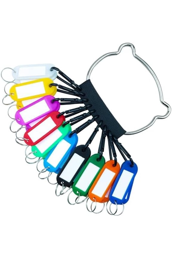 Portable Key Organizer Manager with Enlarged Window for Writing and Displaying More Text, Suitable for Warehouses, Offices, Schools, Homes, Etc (Key Marking and Management)$$Office
