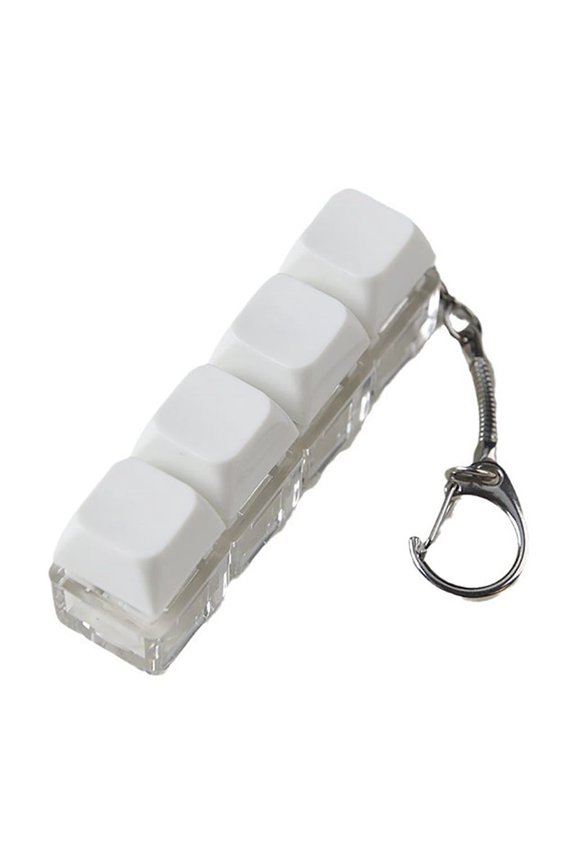 Portable Keyboard Switches Tester Testing Tool LED Light Keyboard Switches Keychain Toy for 2-Key 3-Key 4-Key 1PC