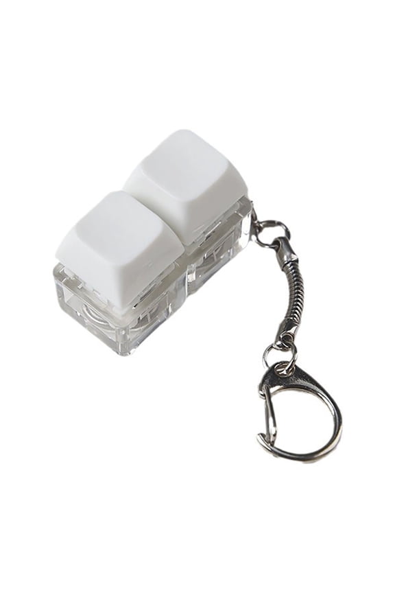 Portable Keyboard Switches Tester Testing Tool LED Light Keyboard Switches Keychain Toy for 2-Key 3-Key 4-Key 1PC