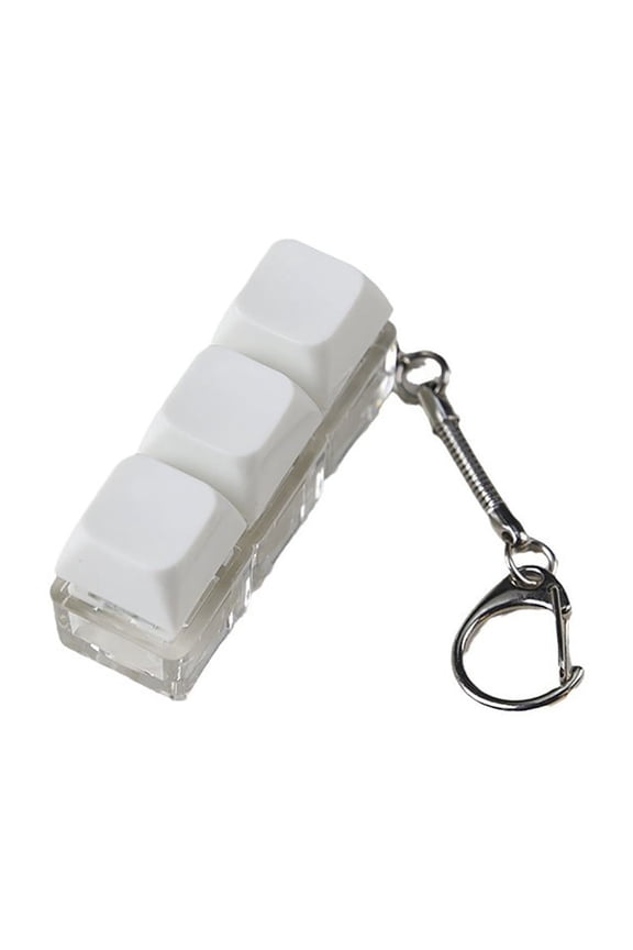 Portable Keyboard Switches Tester Testing Tool LED Light Keyboard Switches Keychain Toy for 2-Key 3-Key 4-Key 1PC